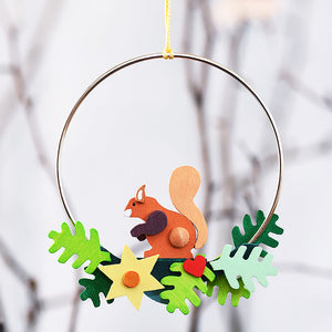 German Squirrel Ornament