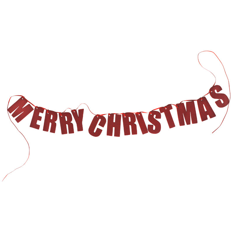 German Felt Garland – Merry Christmas